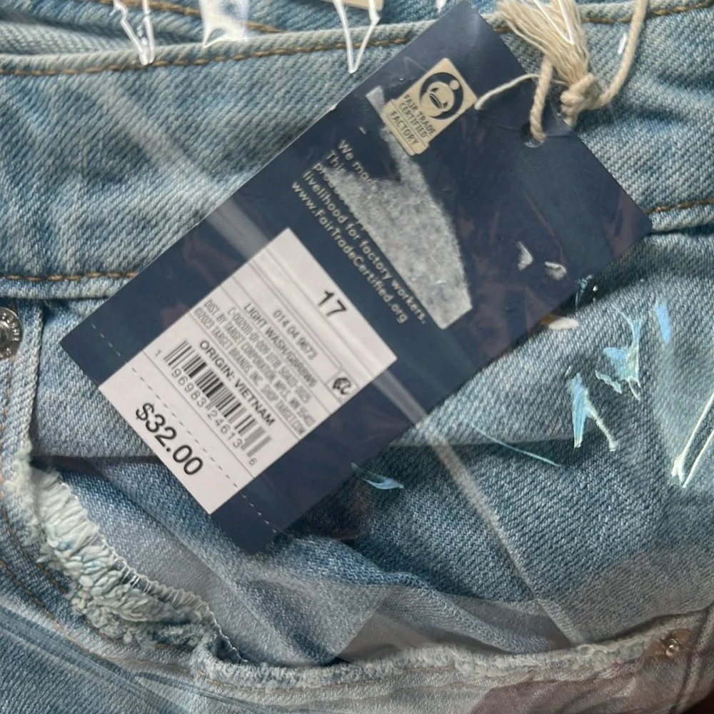 Universal Thread Women's High Waisted Straight Jeans 90's  Comfort Stretch 17 R - Picture 12 of 12